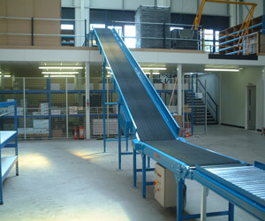 Mezzanine Floor Incline Conveyors